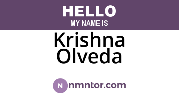 Krishna Olveda
