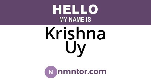 Krishna Uy