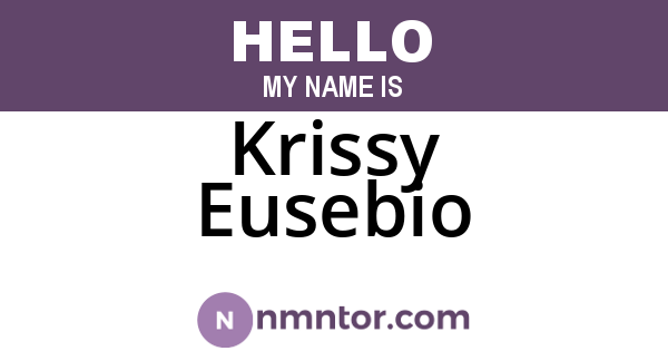 Krissy Eusebio