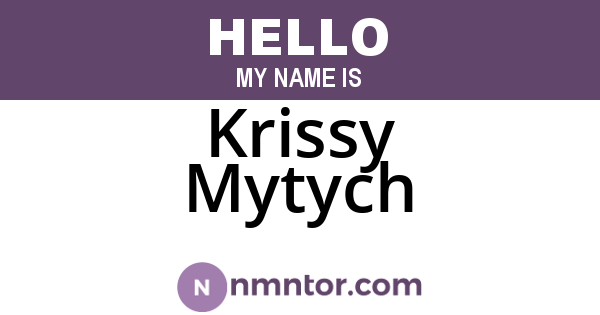 Krissy Mytych