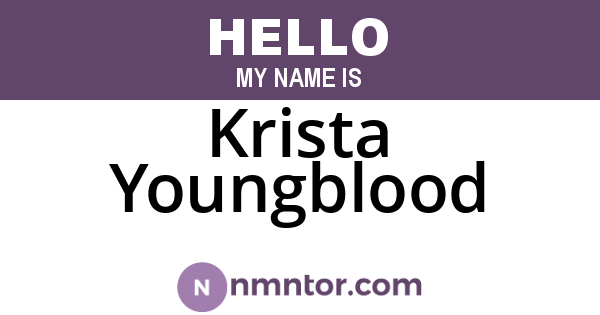 Krista Youngblood