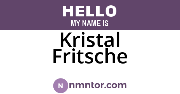 Kristal Fritsche