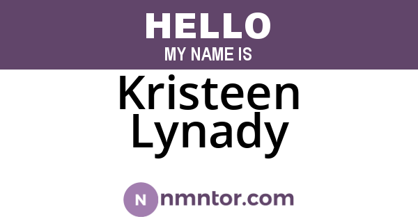 Kristeen Lynady
