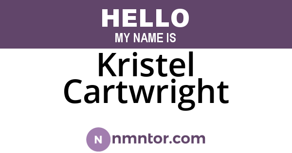 Kristel Cartwright