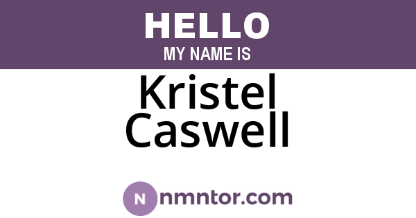 Kristel Caswell