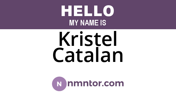 Kristel Catalan