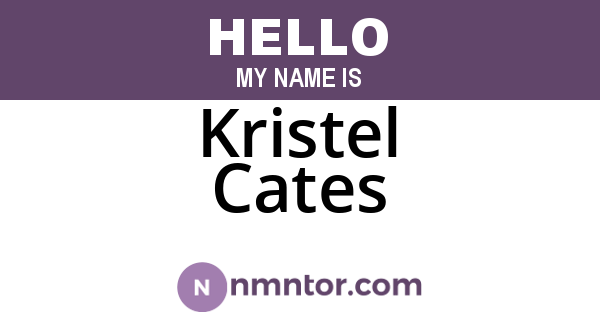 Kristel Cates