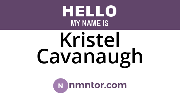 Kristel Cavanaugh