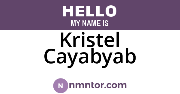 Kristel Cayabyab