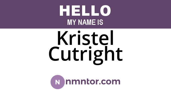 Kristel Cutright
