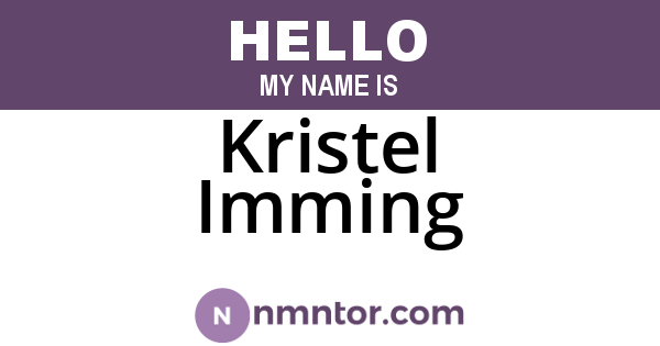 Kristel Imming
