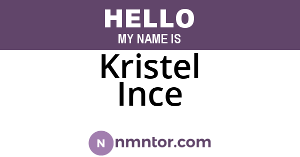Kristel Ince