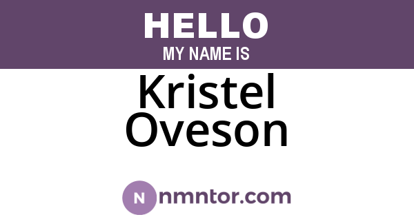 Kristel Oveson