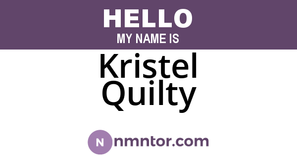 Kristel Quilty
