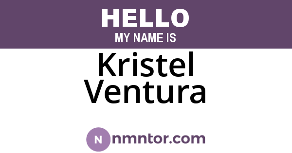 Kristel Ventura