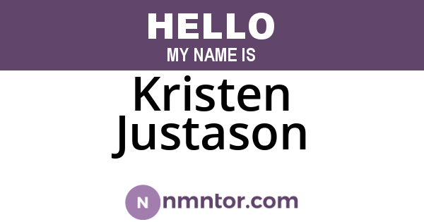 Kristen Justason