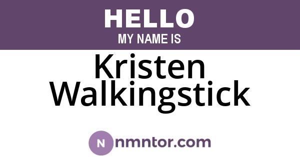 Kristen Walkingstick