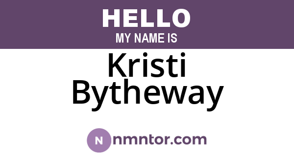 Kristi Bytheway