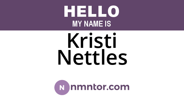 Kristi Nettles