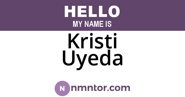 Kristi Uyeda