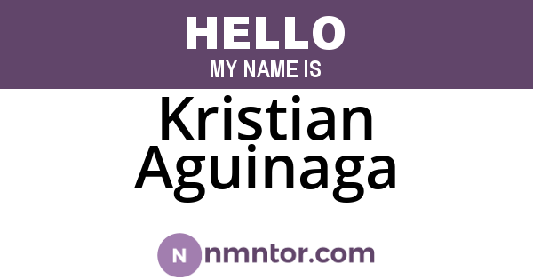 Kristian Aguinaga