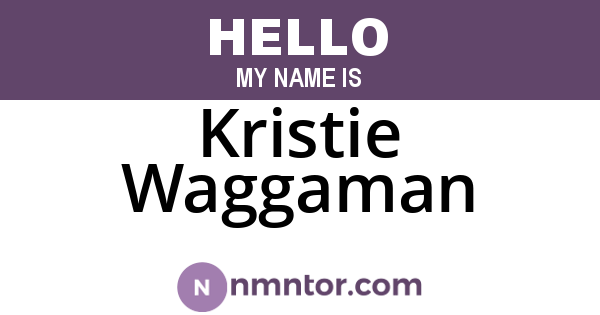 Kristie Waggaman