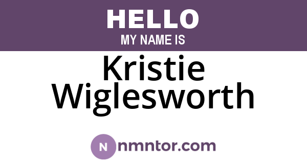 Kristie Wiglesworth