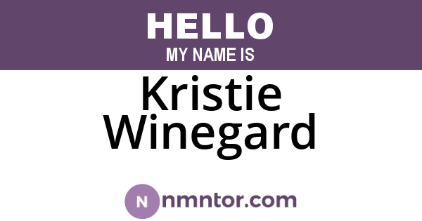 Kristie Winegard