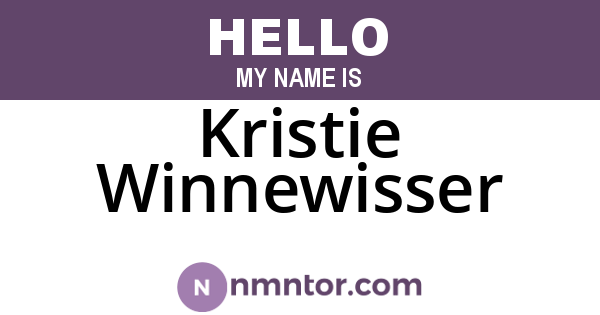 Kristie Winnewisser