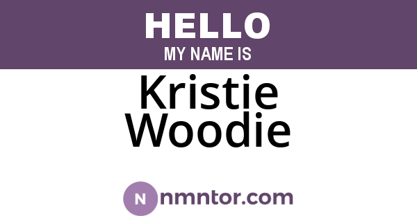 Kristie Woodie