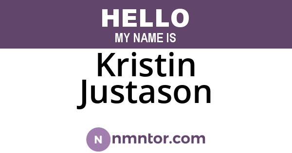 Kristin Justason