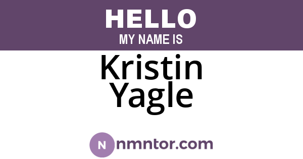 Kristin Yagle