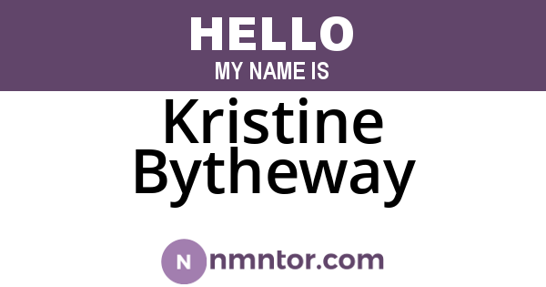 Kristine Bytheway