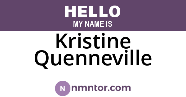 Kristine Quenneville