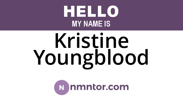 Kristine Youngblood