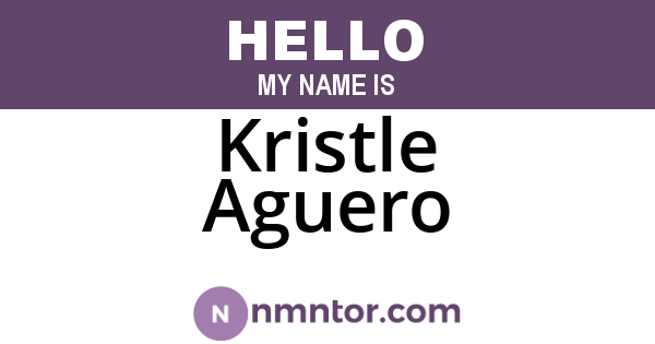 Kristle Aguero