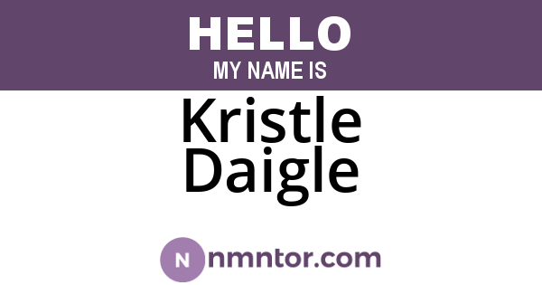 Kristle Daigle