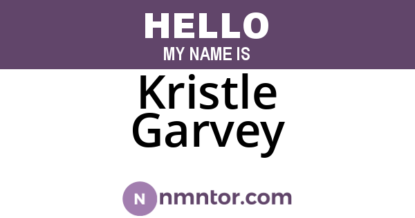 Kristle Garvey
