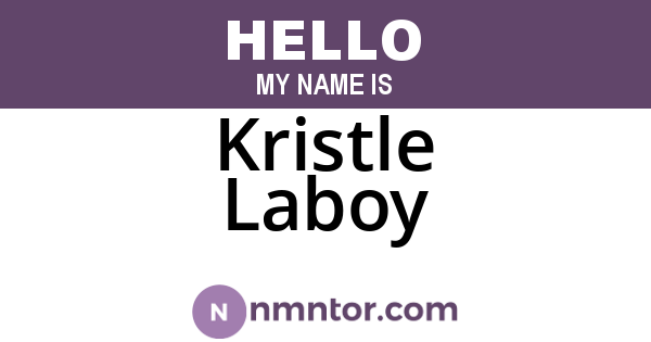 Kristle Laboy