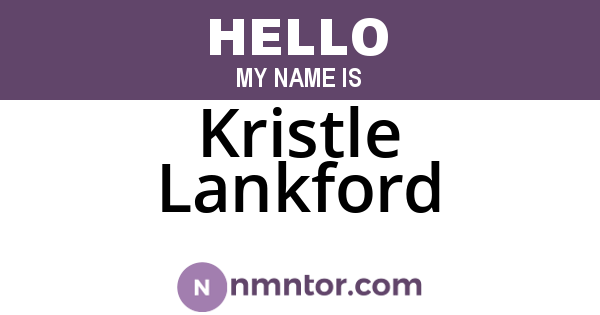 Kristle Lankford