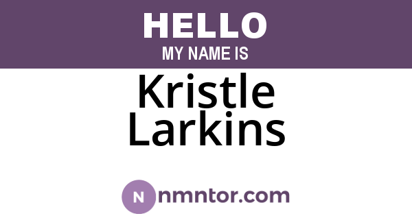 Kristle Larkins