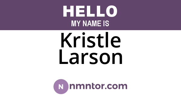 Kristle Larson