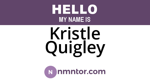 Kristle Quigley