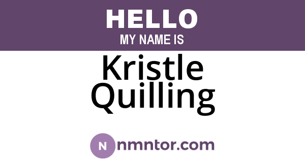 Kristle Quilling