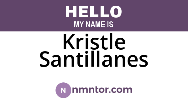 Kristle Santillanes