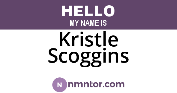 Kristle Scoggins