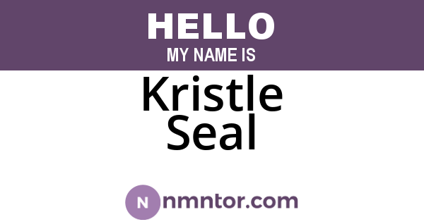 Kristle Seal