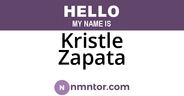 Kristle Zapata