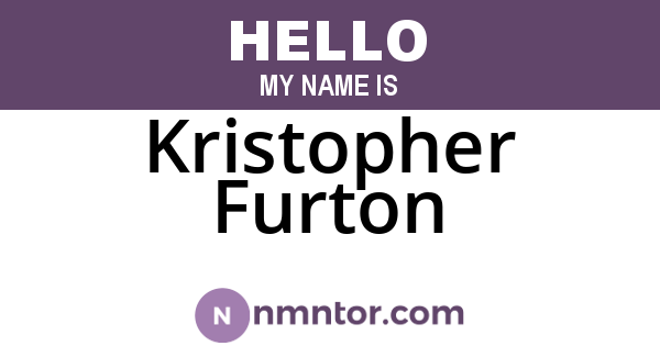Kristopher Furton