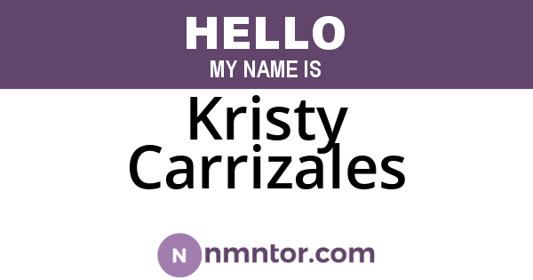 Kristy Carrizales